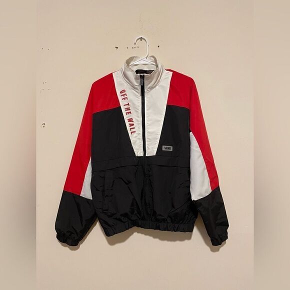 COPY - Vans Vintage Jacket Red, Black And White, Unisex - Picture 1 of 12